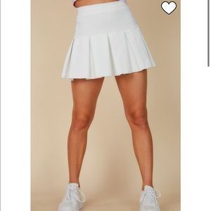 White Tennis Skirt